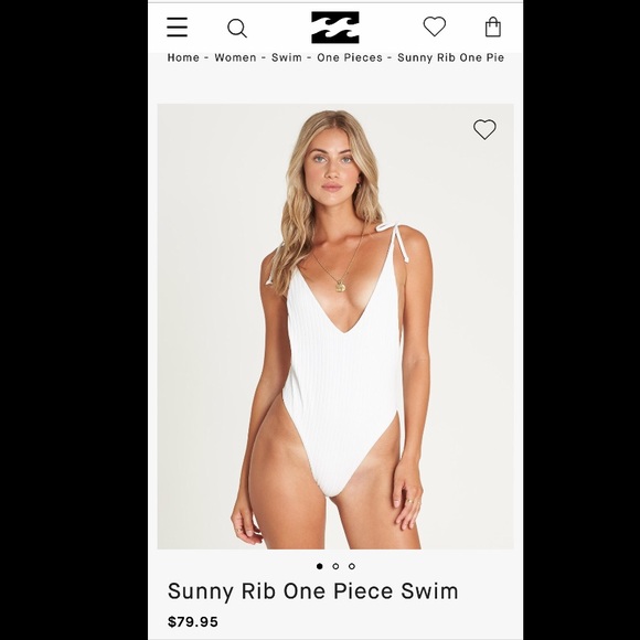 Billabong Other - Billabong One Piece Swimsuit